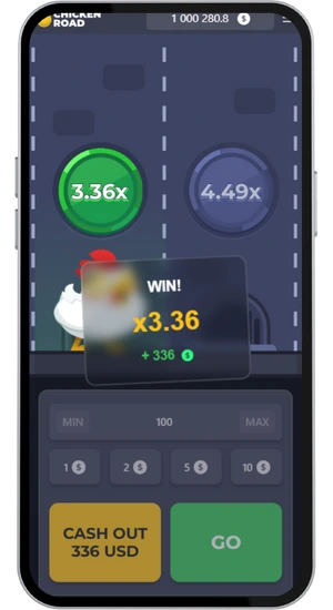 Chicken Road Spiel – Gewinn mit x3,36 Multiplikator