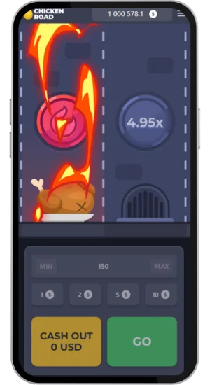 Chicken Road – défaite, poulet grillé