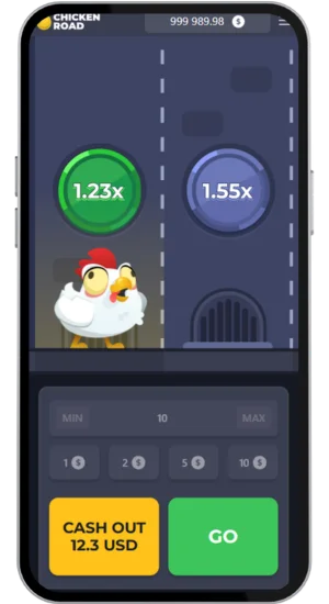 Chicken Road – spel pågår med 1.55x multiplikator