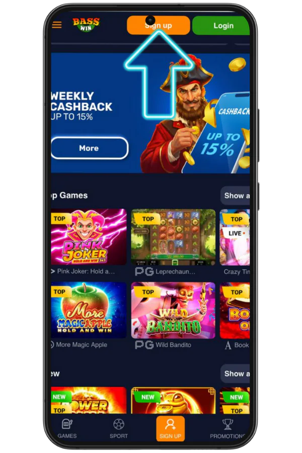 Casino lobby with Chicken Road available