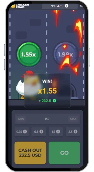Chicken Road gevinst pa 1.55x