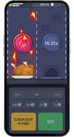 Chicken Road grillulykke ved 15.21x