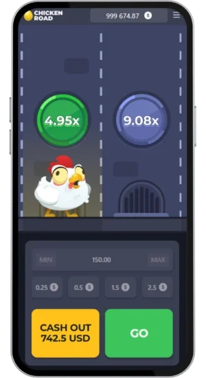 Chicken Road x4.95 Multiplikator