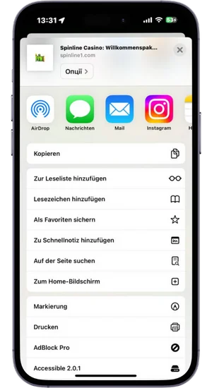Zum Home-Bildschirm hinzufügen