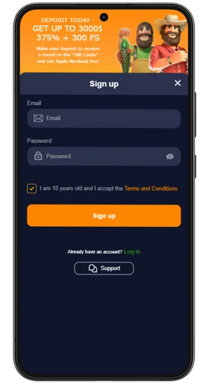 Register and Play