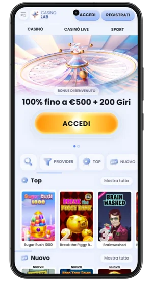 Visita il sito del casinò