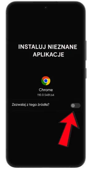 Zezwól na instalację